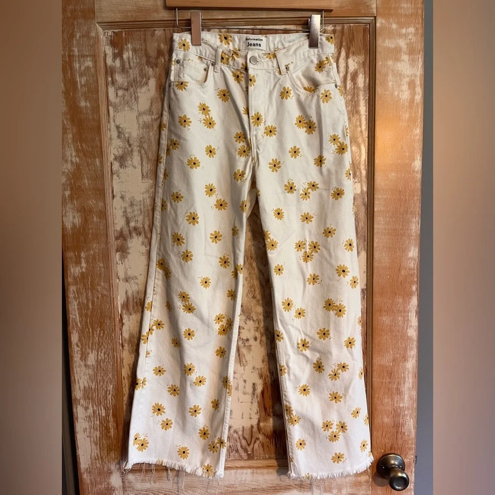 Reformation Fawcett Jean, Sunflower - 26 - Picture 2 of 5